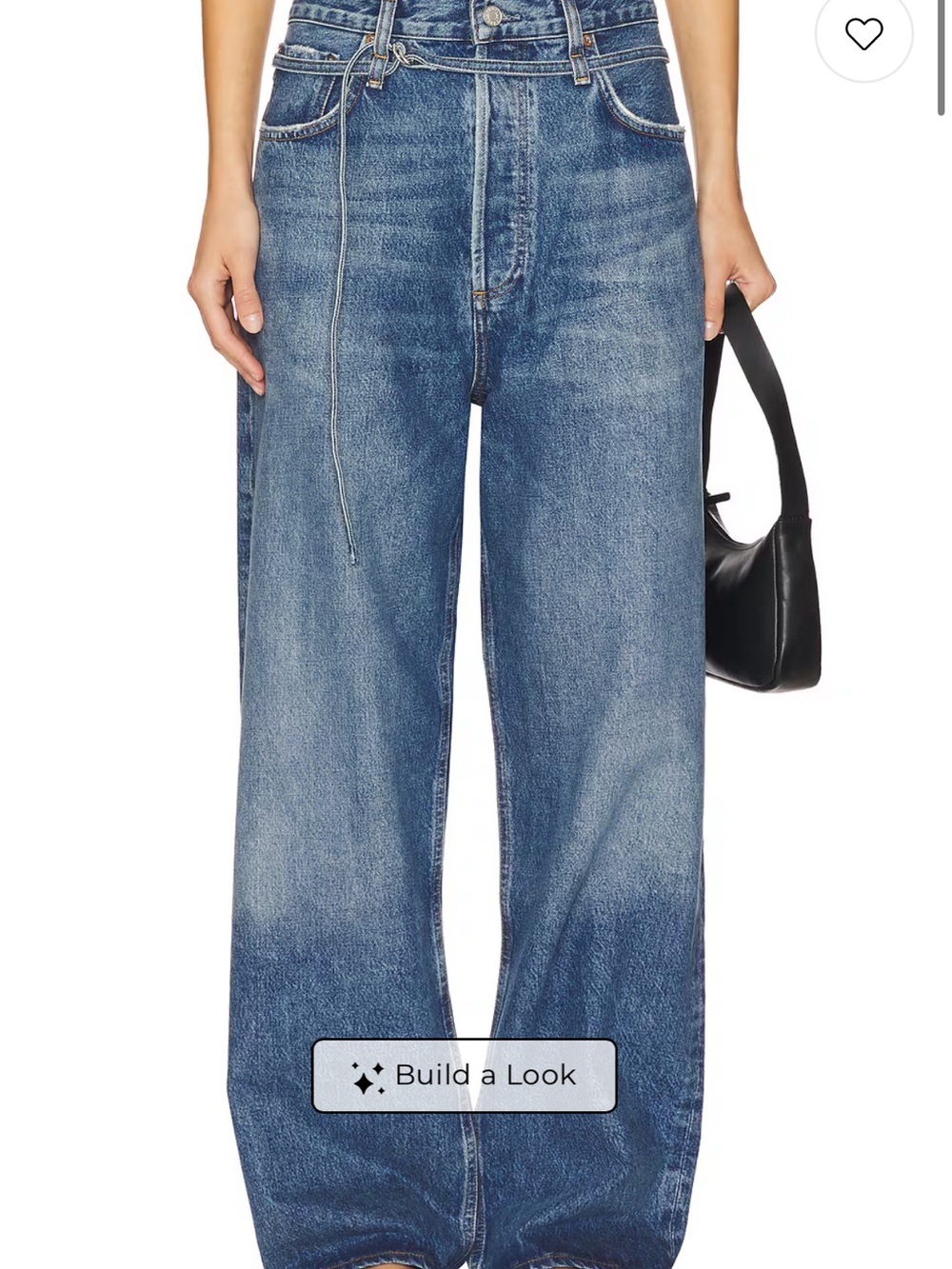 AGOLDE High Waisted Belted Jean